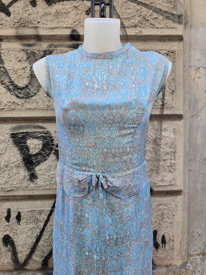 Abito in seta sartoriale anni 60