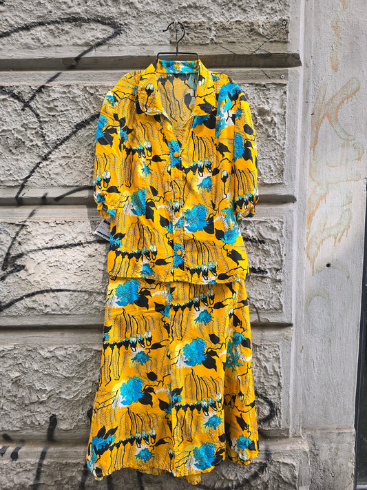 Completo vintage in seta anni 60