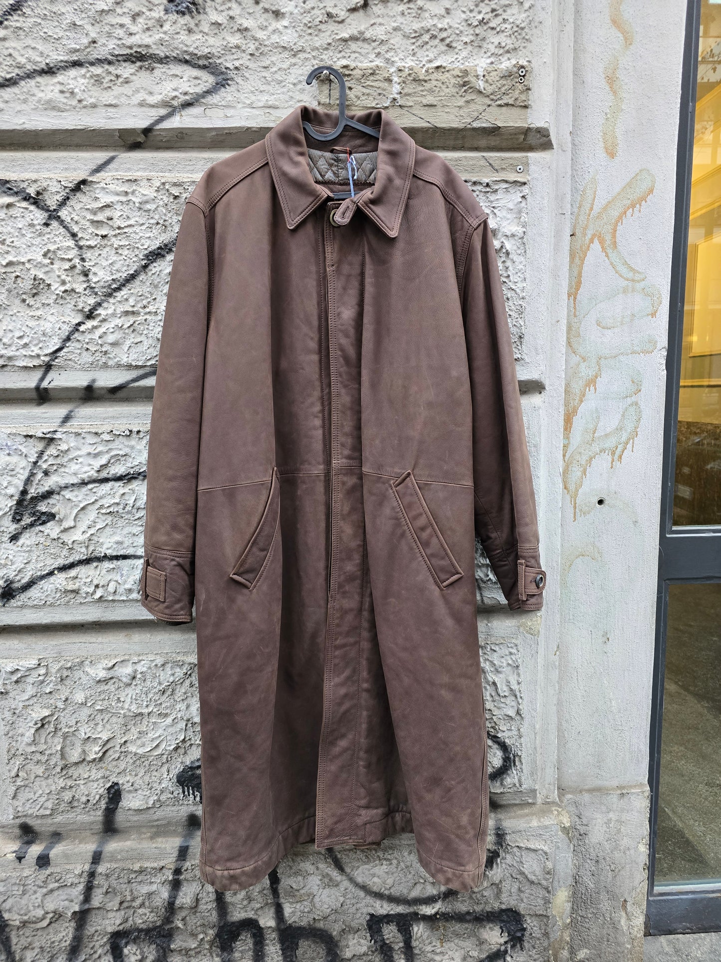 Cappotto vintage in pelle Marlboro Classics