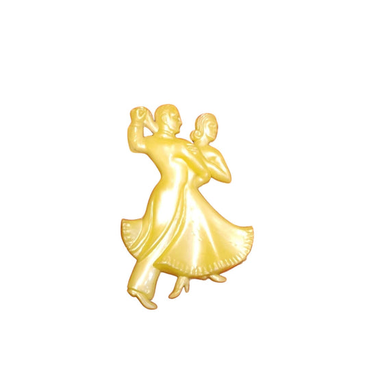Spilla vintage ballerini di tango