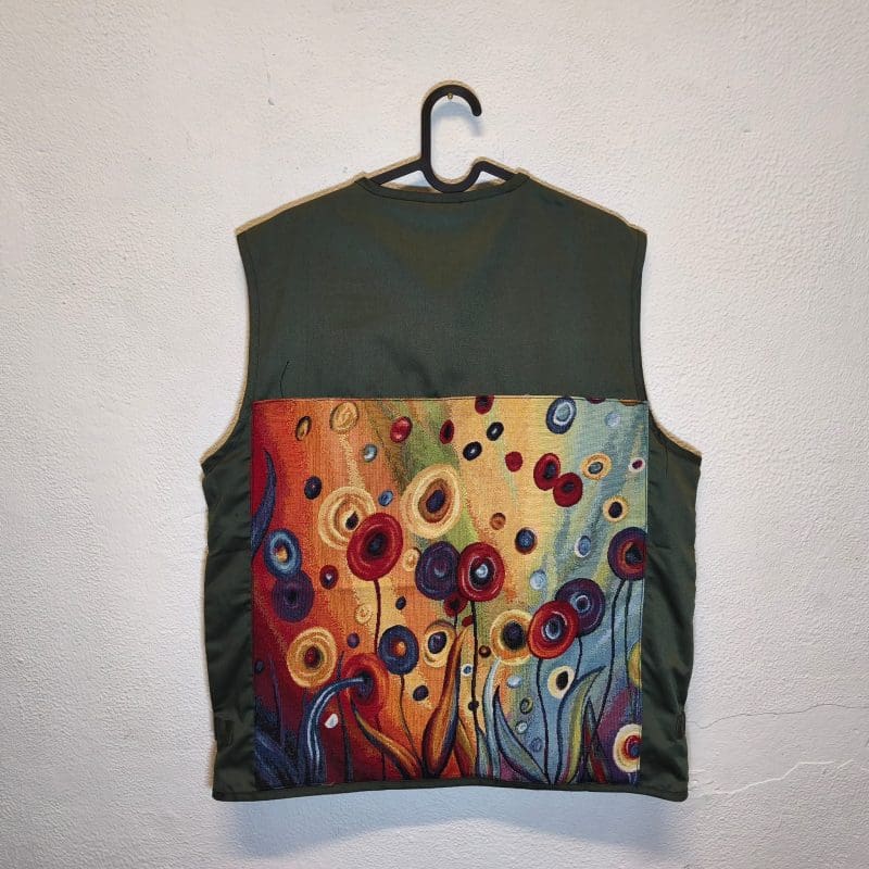 Gilet vintage pescatore in cotone custom