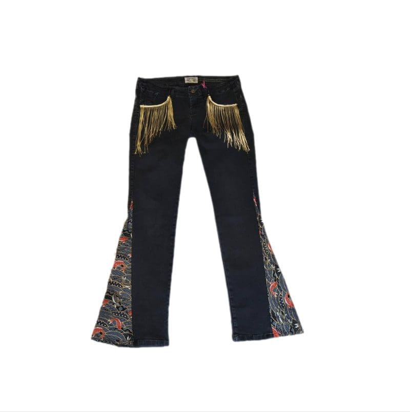 Jeans vintage take two custom stoffa giapponese