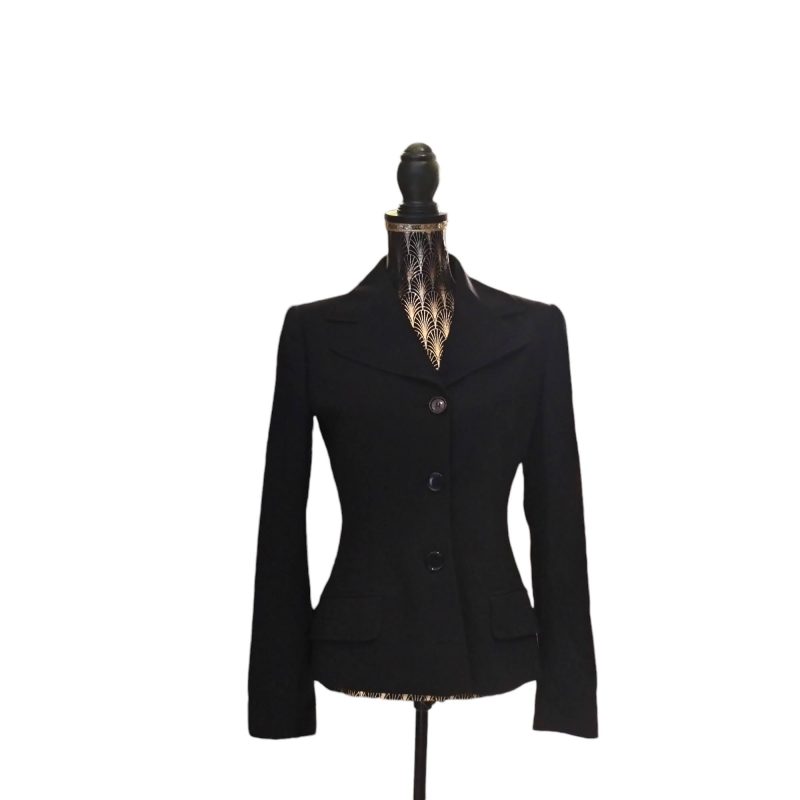 Giacca nera Dolce e Gabbana vintage