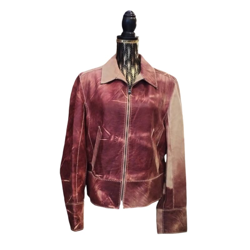 Giacca vintage in pelle Dolce e Gabbana