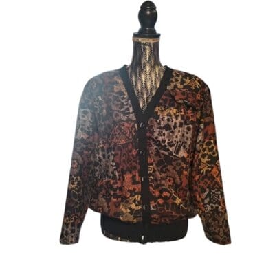 Cardigan vintage in lana