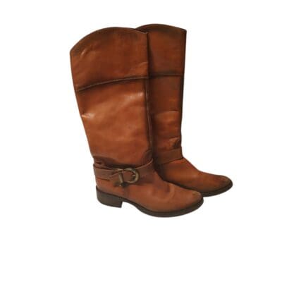 Stivale texano vintage marrone tg 38