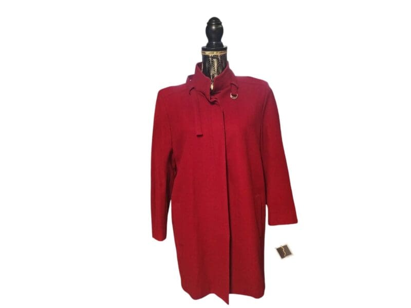 Cappotto rosso vintage anni 60