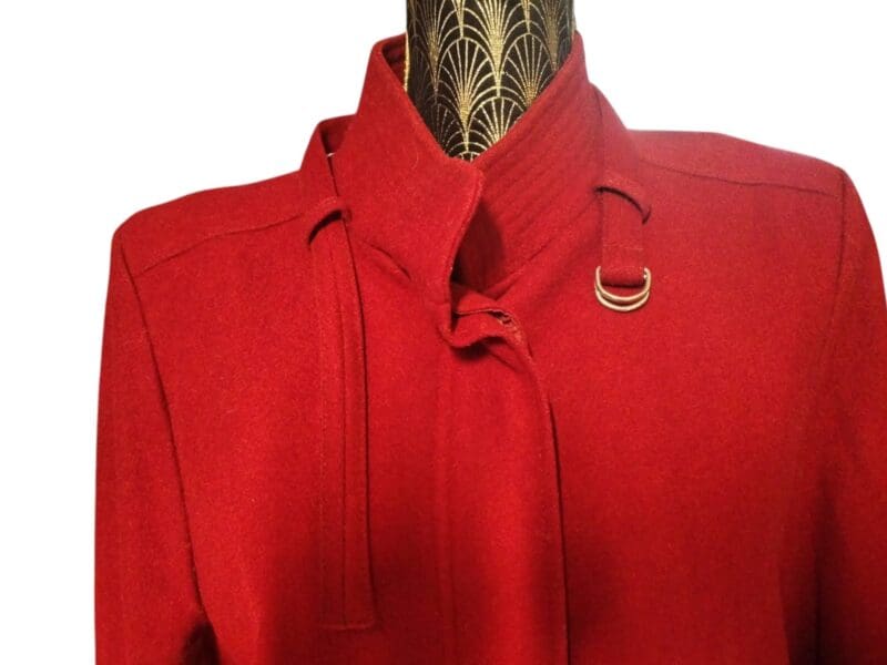 Cappotto rosso vintage anni 60 - immagine 2