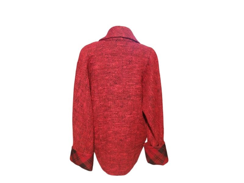 Giacca vintage in lana Regina Schrecker rossa - immagine 2