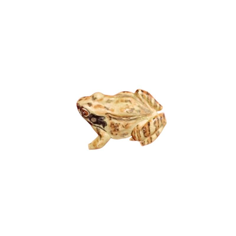 Spilla vintage a forma di rana in bachelite