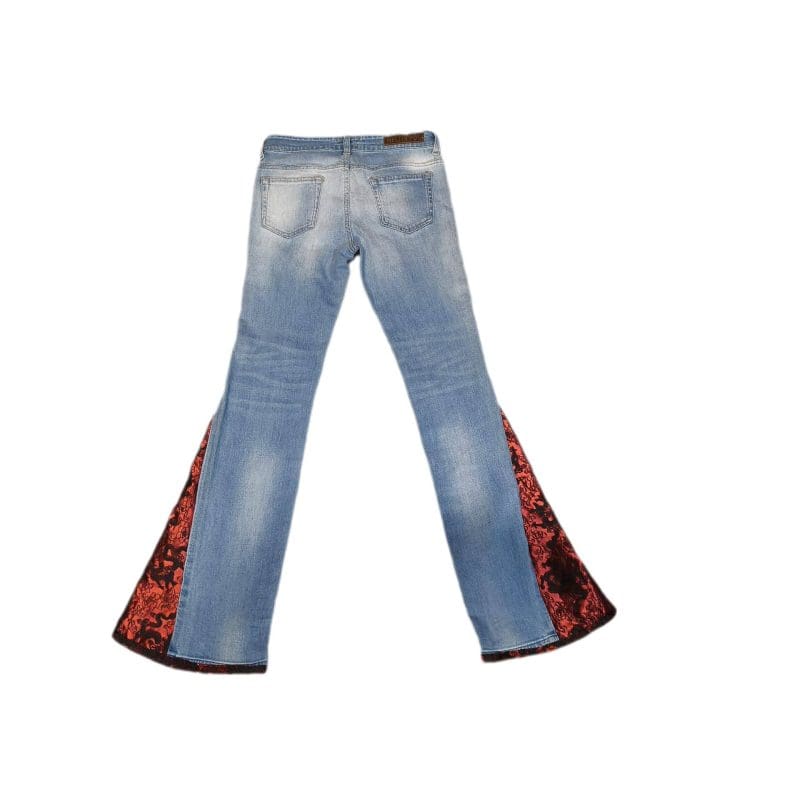 Jeans vintage meltin pot custom stoffa giapponese - immagine 3